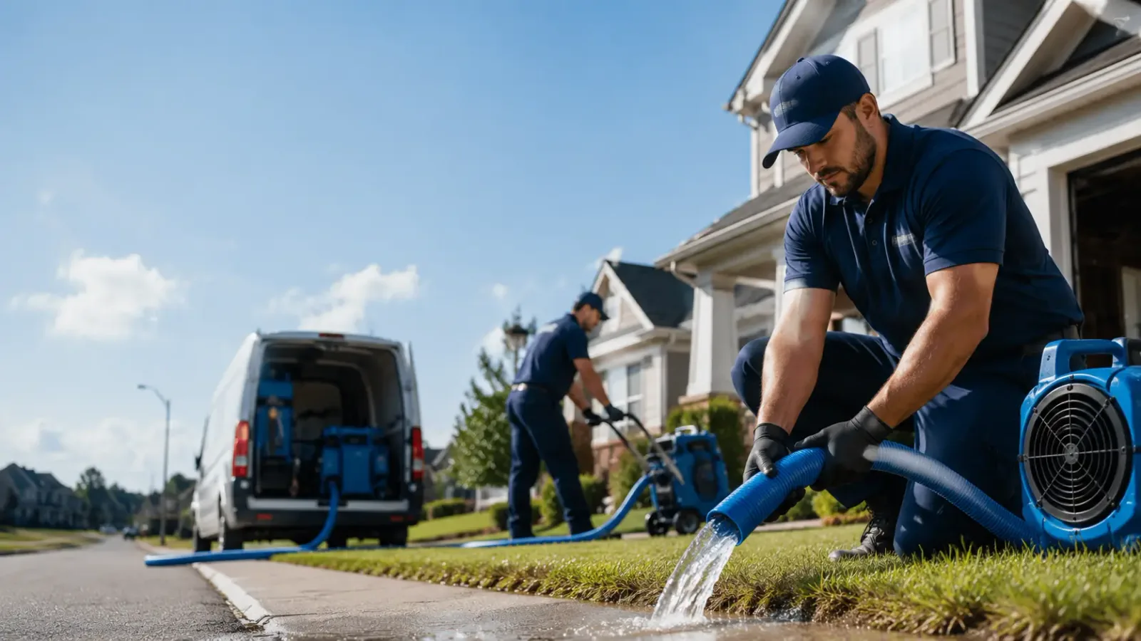 Flood Damage Restoration in Wolcottville, IN